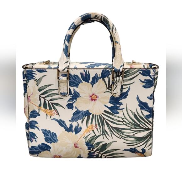 RARE Henri Bendel Floral Print leather tote bag - Picture 8 of 15